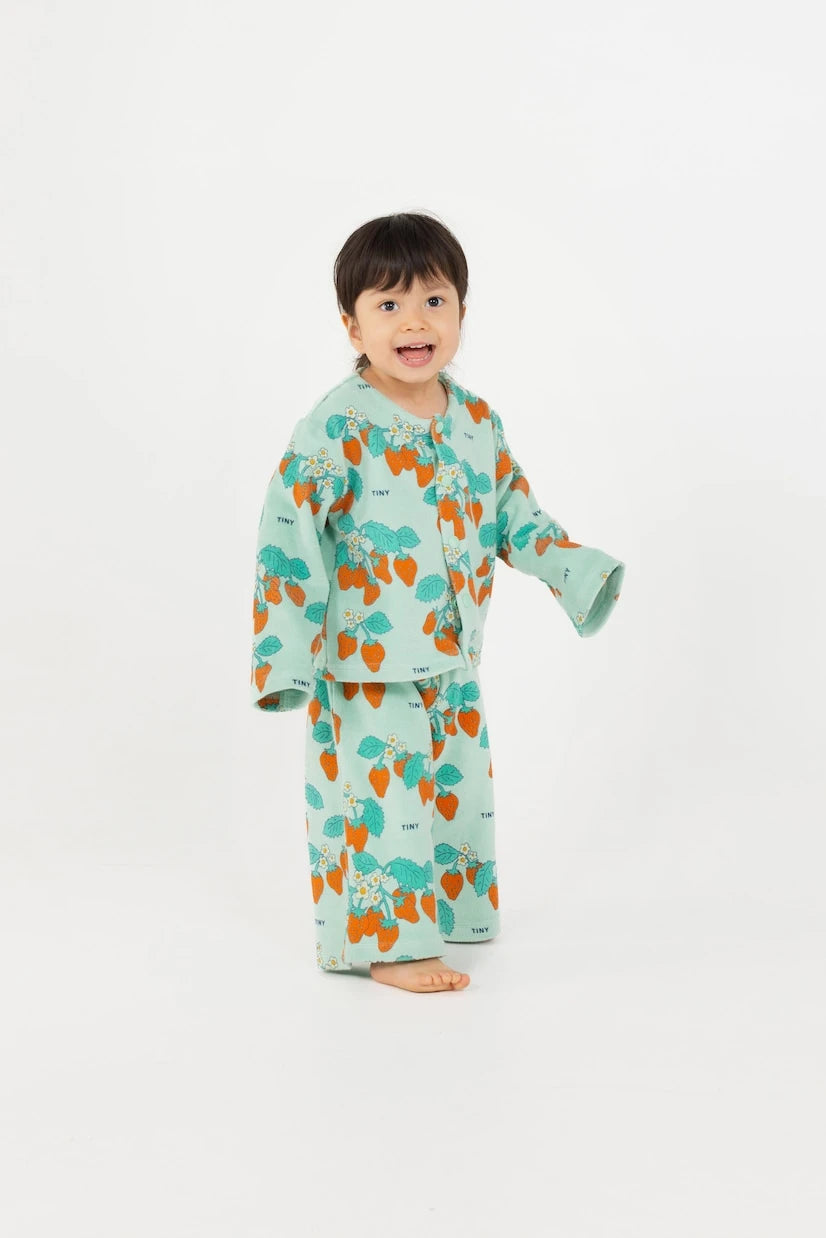 Tinycottons - Baby Strawberries cotton terry jacket