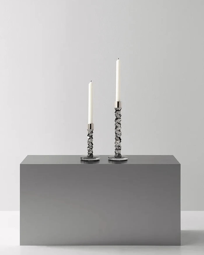 Декоративен свещник Orrefors Carat 24,2 cm (2 броя)