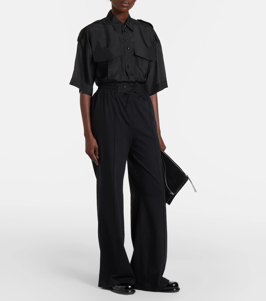 Phoebe Philo - Patent leather slip-on shoes