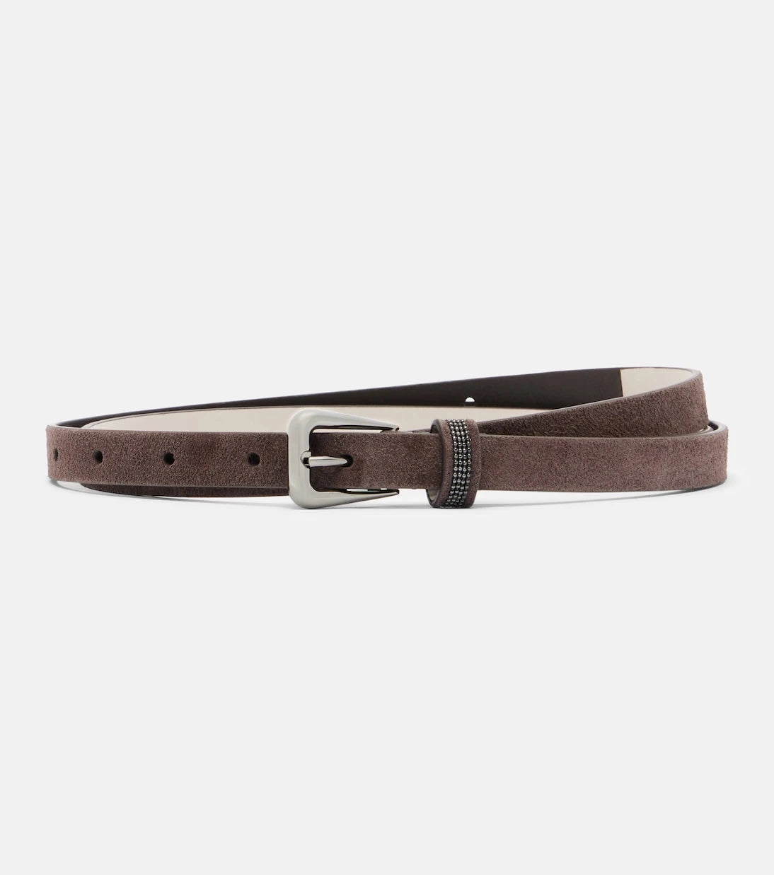 Brunello Cucinelli - Monili suede belt