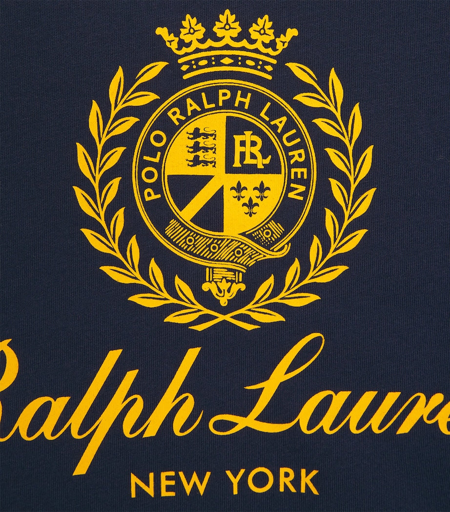 Cotton Crest Print T-Shirt