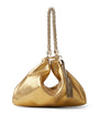 Jimmy Choo Gold Metallic Callie Clutch Bag