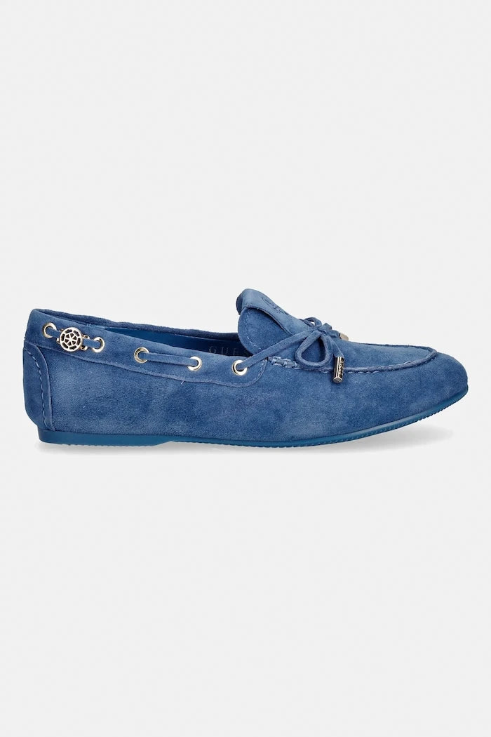 Велурени мокасини Guess AISHA