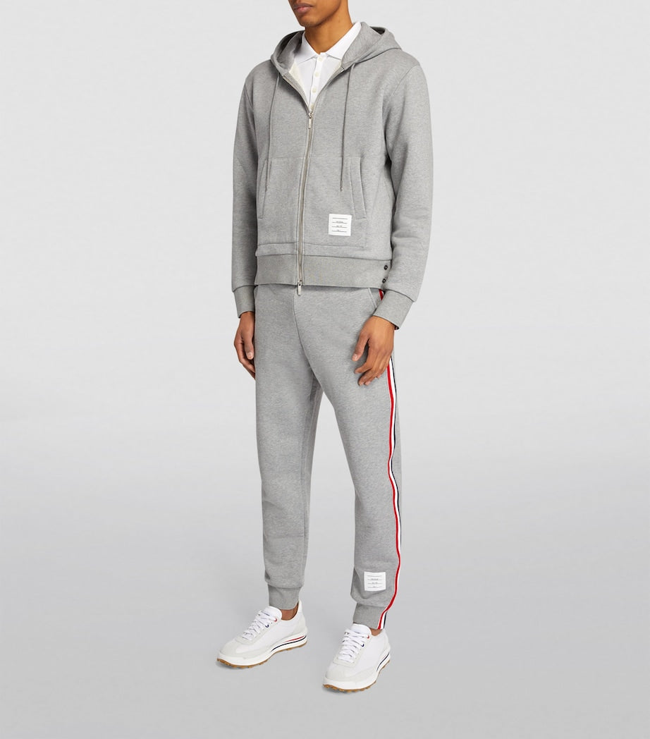 Suede-Trim Technical Tricolour Sneakers