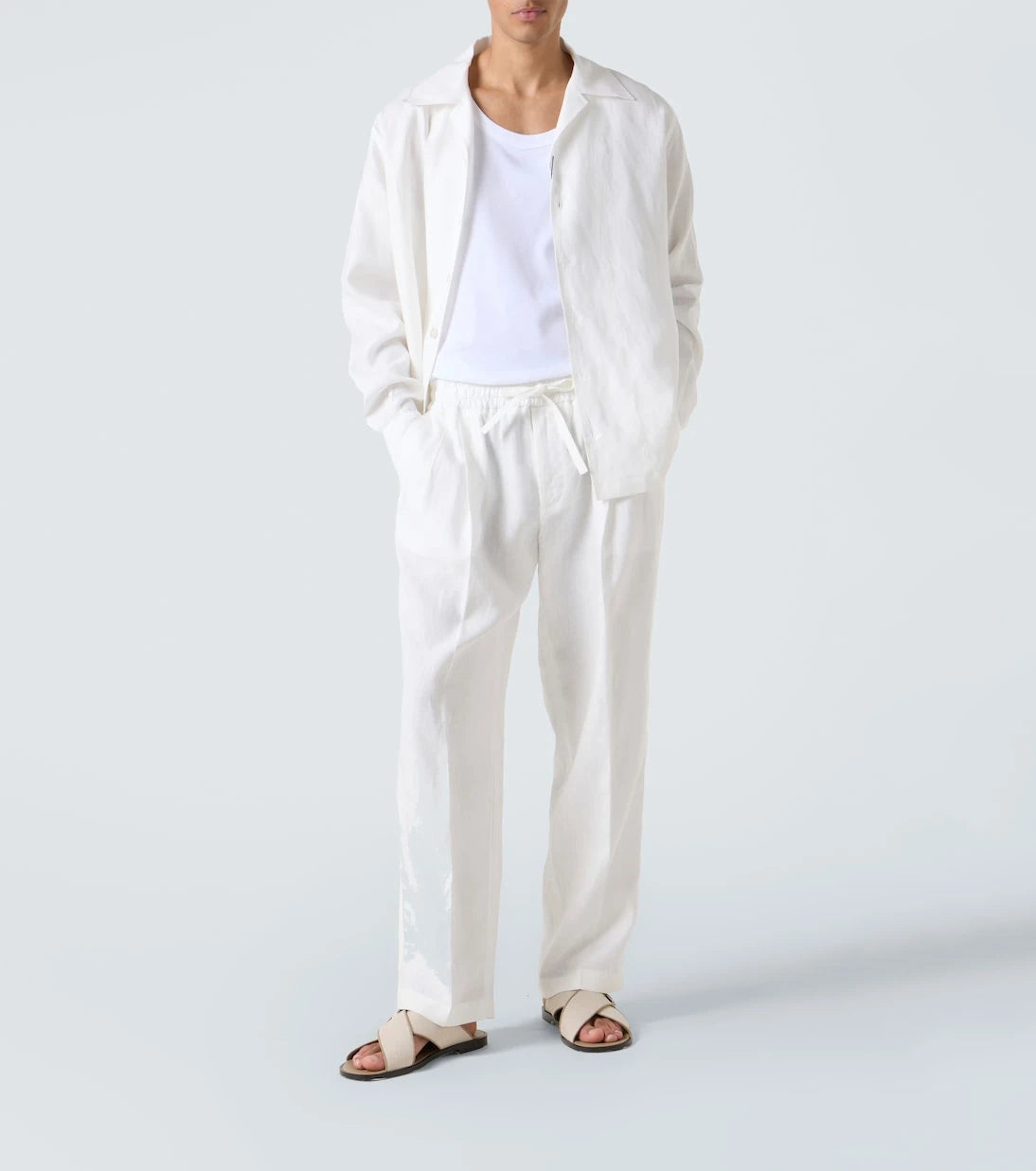 Dolce&Gabbana - Linen straight pants