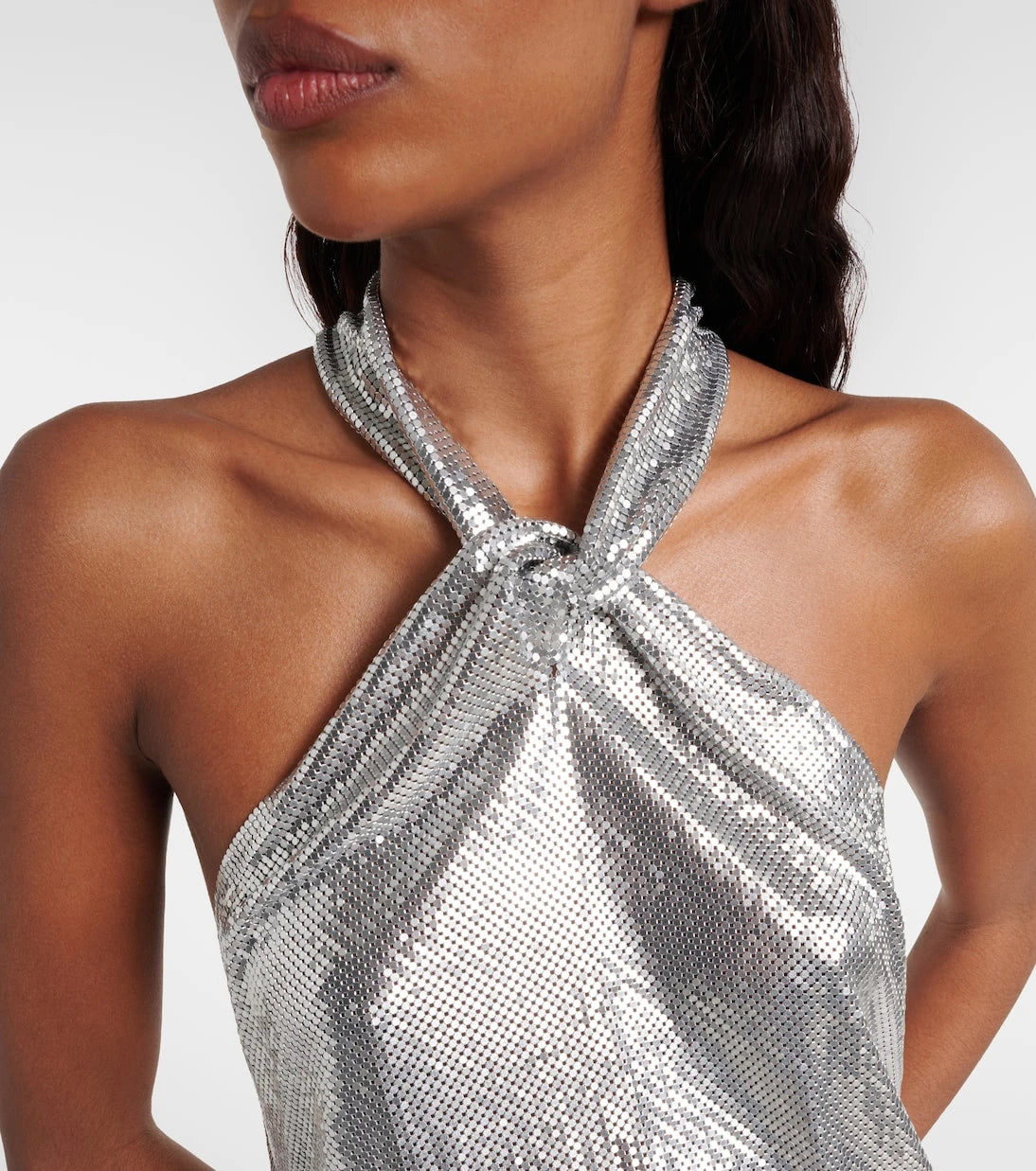 Rabanne - Chainmail halterneck top
