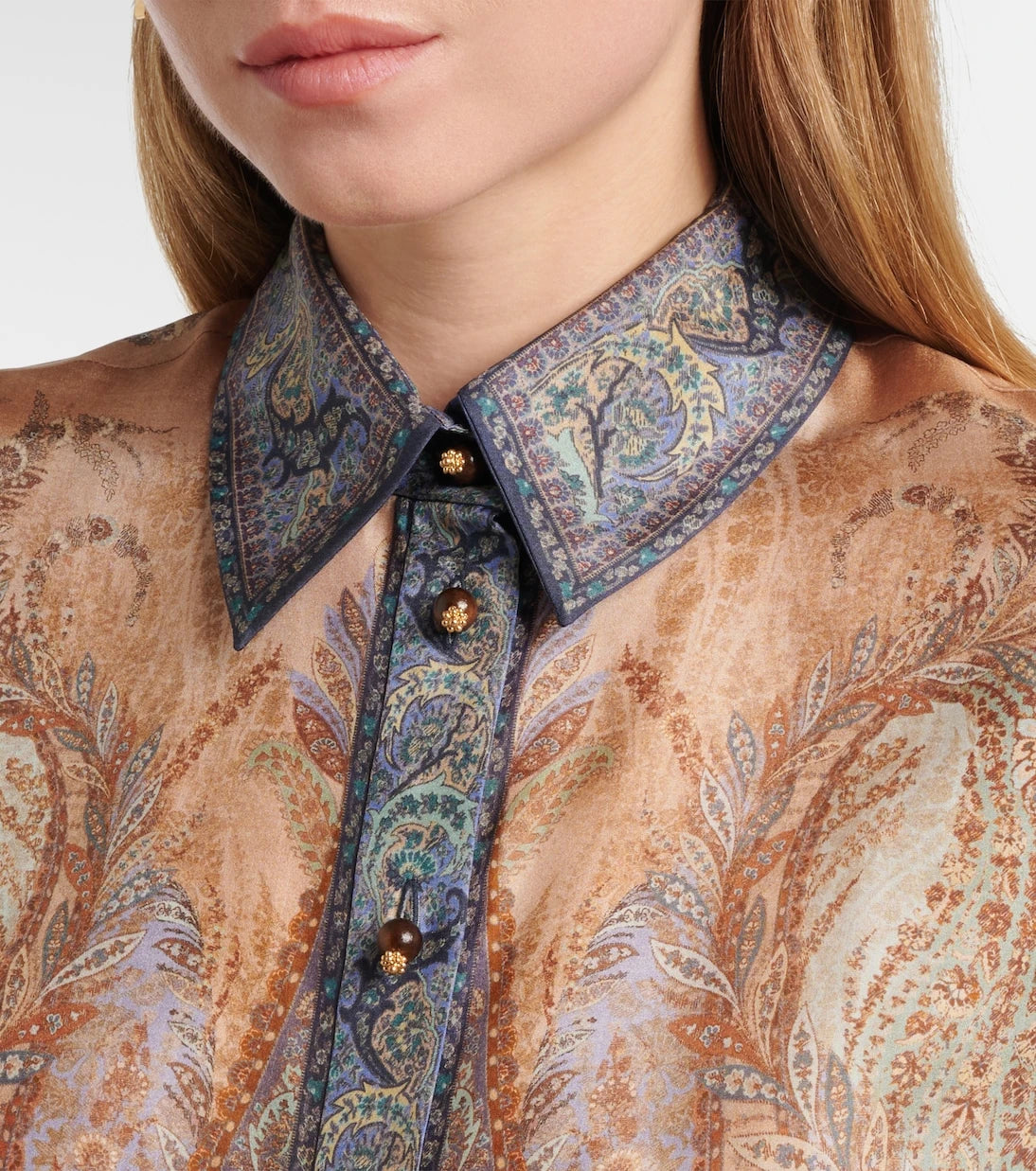 Zimmermann - Wanderlust printed silk top