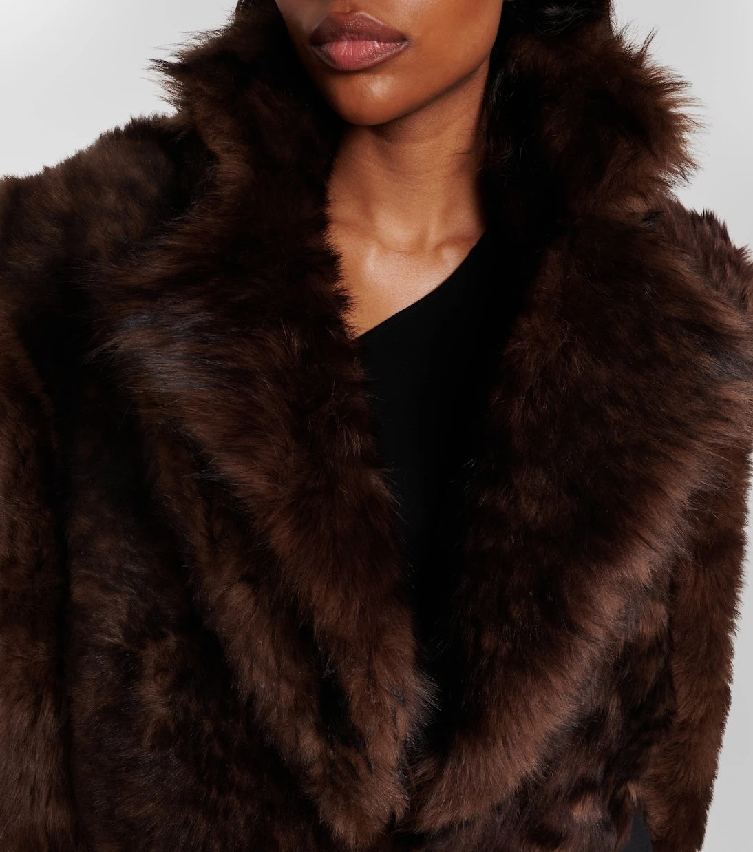 Magda Butrym - Cropped shearling jacket