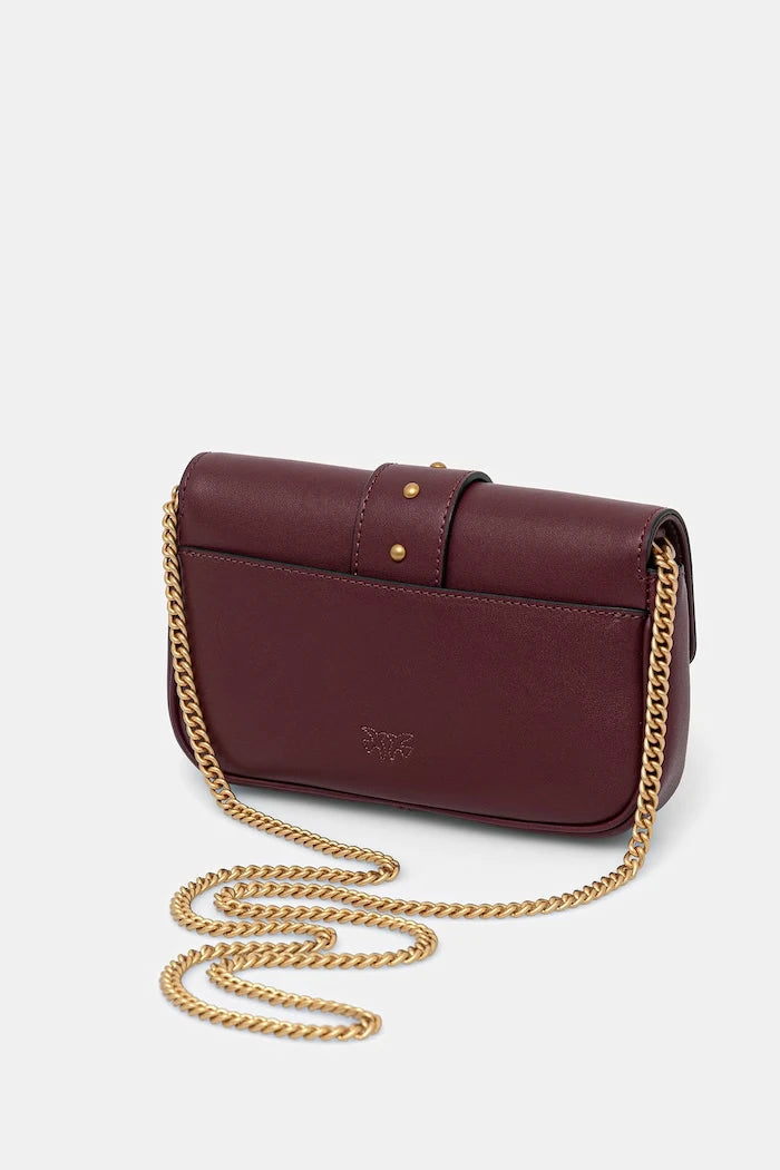 Pinko kadın deri crossbody çanta