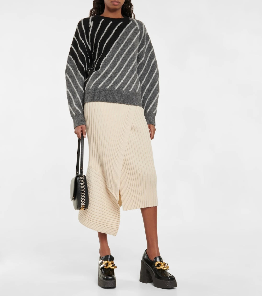 Stella McCartney - Striped wool-blend sweater