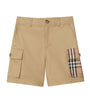 Burberry Kids Cotton Cargo Shorts (3-12 Years)
