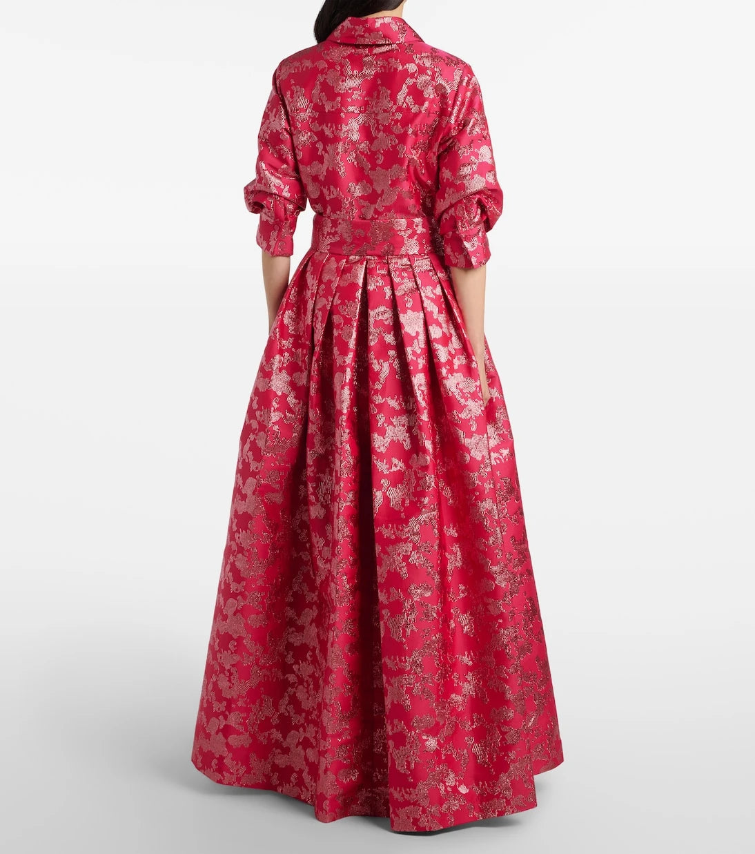 Simkhai - Julip belted jacquard gown