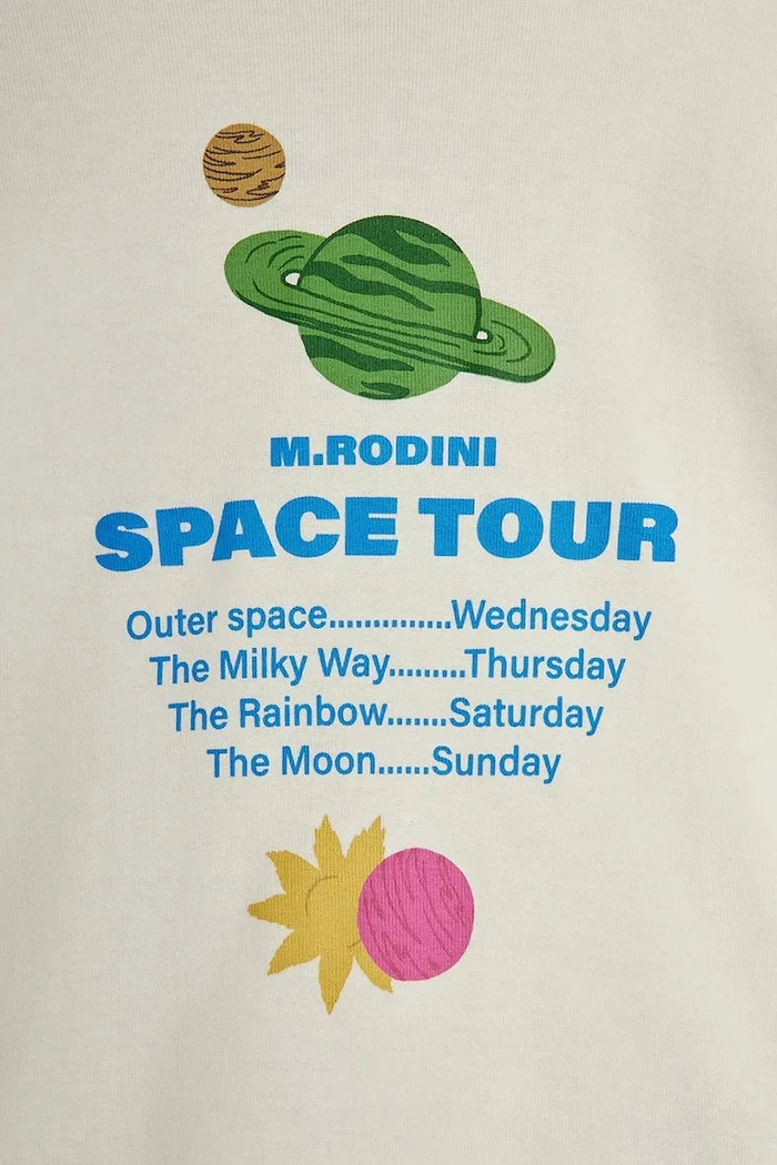 Детска памучна тениска Mini Rodini Space tour
