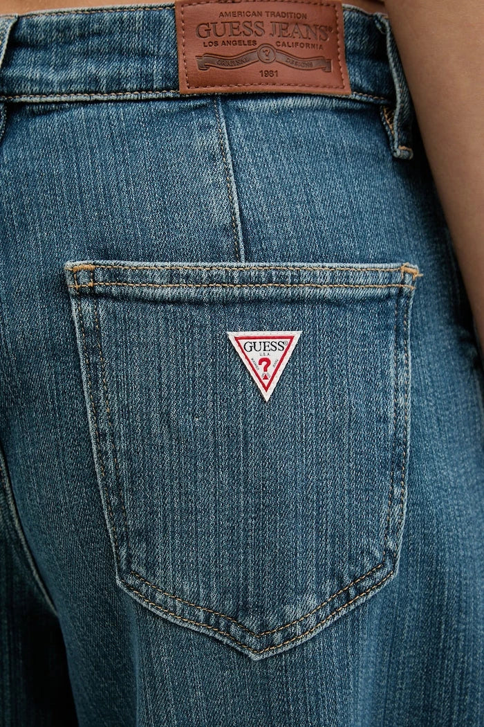 Guess Jeans wide leg kadın jean pantolon