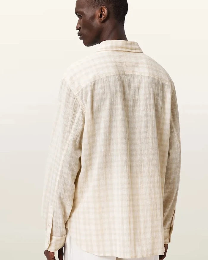 AllSaints Erkek Pamuklu Gömlek TOYA