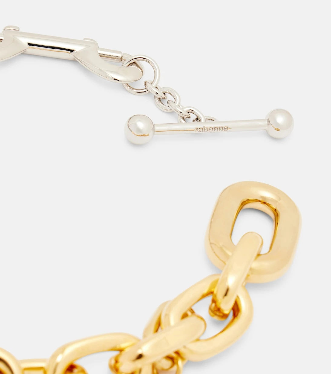 Rabanne - XL Link embellished chain necklace
