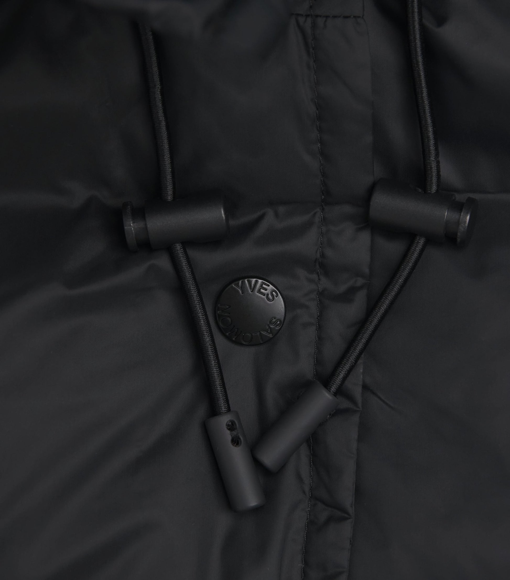 Yves Salomon Black Down Padded Technical Hood