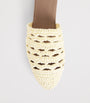 RAMLA Beige Raffia Mules