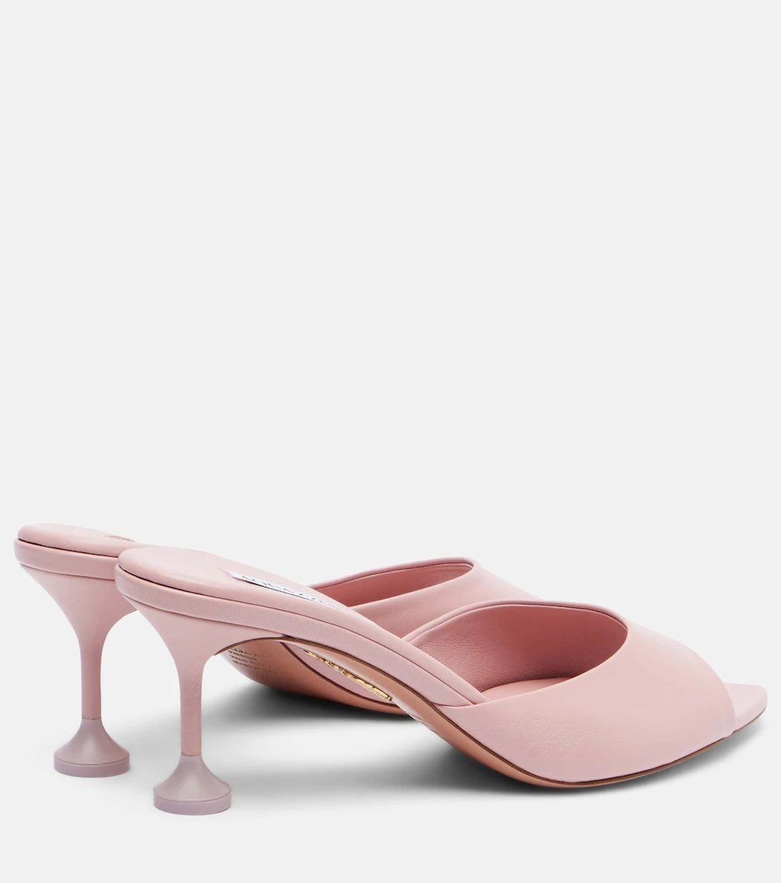 Aquazzura - Bisous 65 leather mules