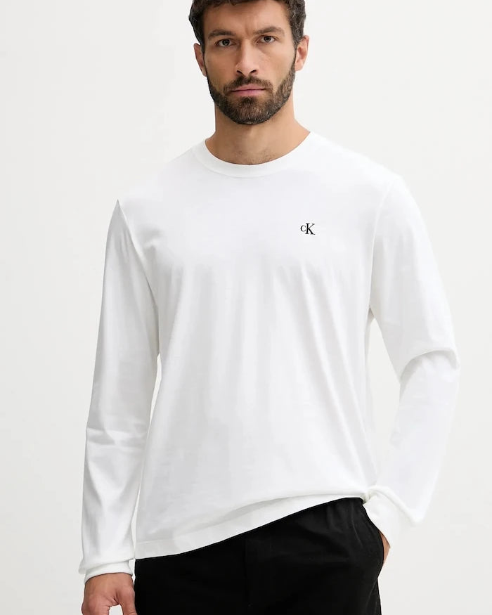 Calvin Klein Jeans Uzun Kollu Erkek Pamuk Bluz