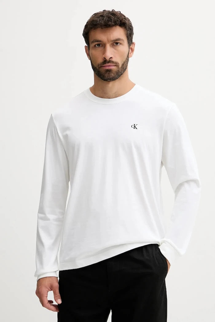 Calvin Klein Jeans Uzun Kollu Erkek Pamuk Bluz