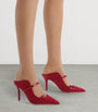 Malone Souliers Red Lace Maureen Mules 85