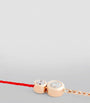 Rose Gold and Diamond Infinite String-Chain Bracelet