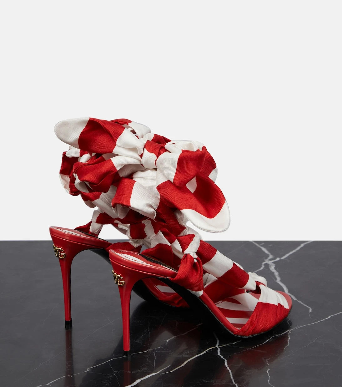 Dolce&Gabbana - Portofino 105 striped sandals