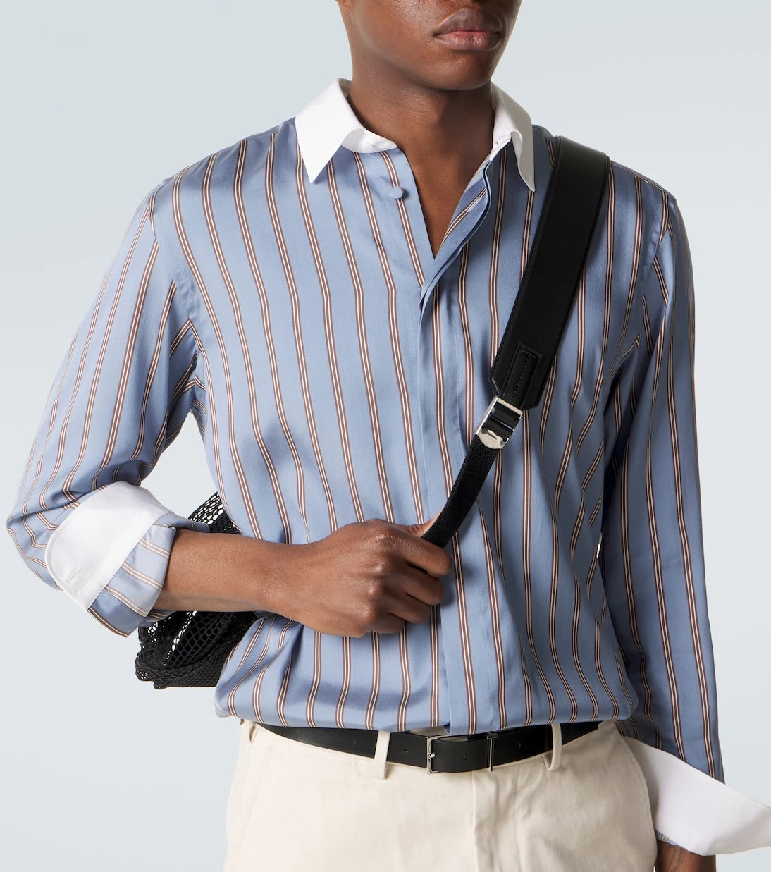 Tom Ford - Leather-trimmed backpack