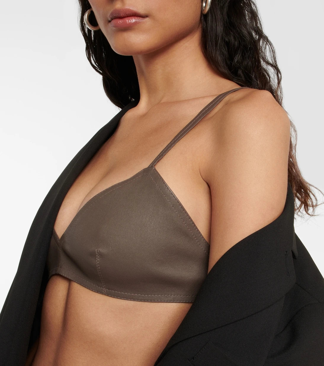 The Mannei - Sierra leather bralette
