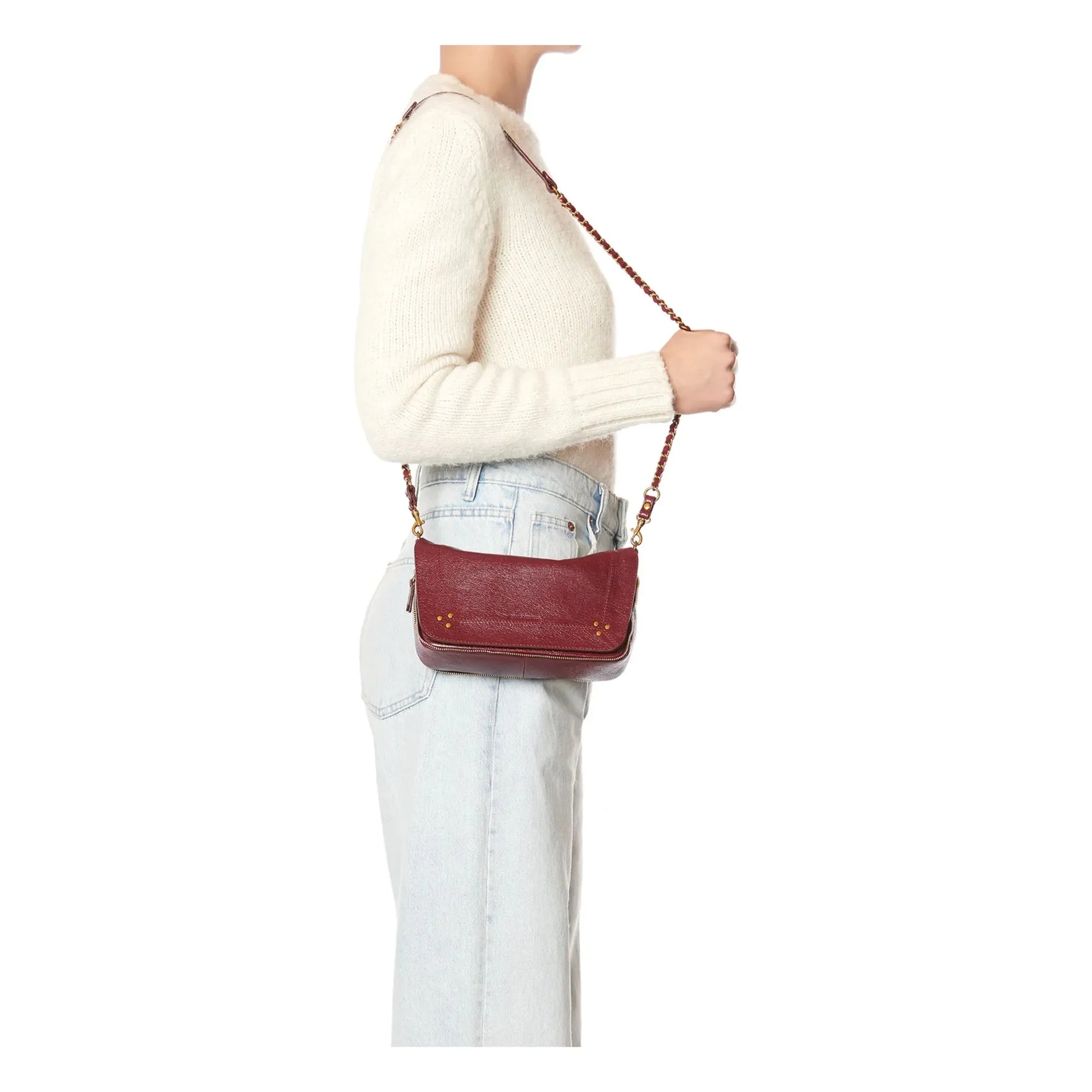 Jérôme Dreyfuss - Bobi S Bag Goat | Dark red