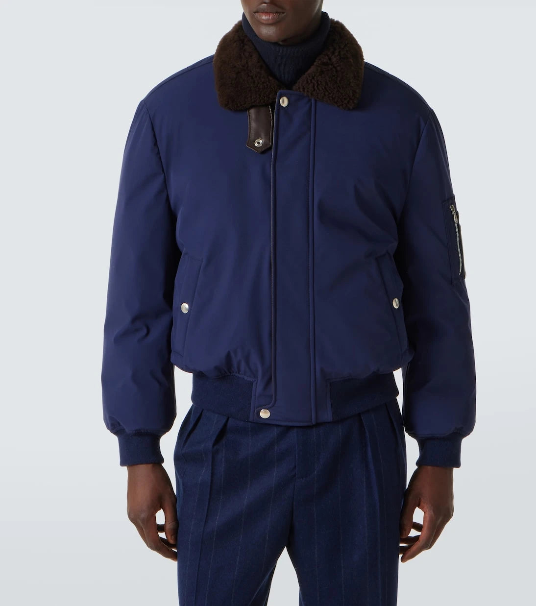 Brunello Cucinelli - Kürklü bomber ceket