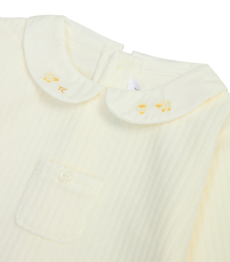 Cotton-Blend Top and Trousers Set (0-24 Months)