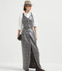 Brunello Cucinelli Grey Sequinned Virgin Wool Skirt