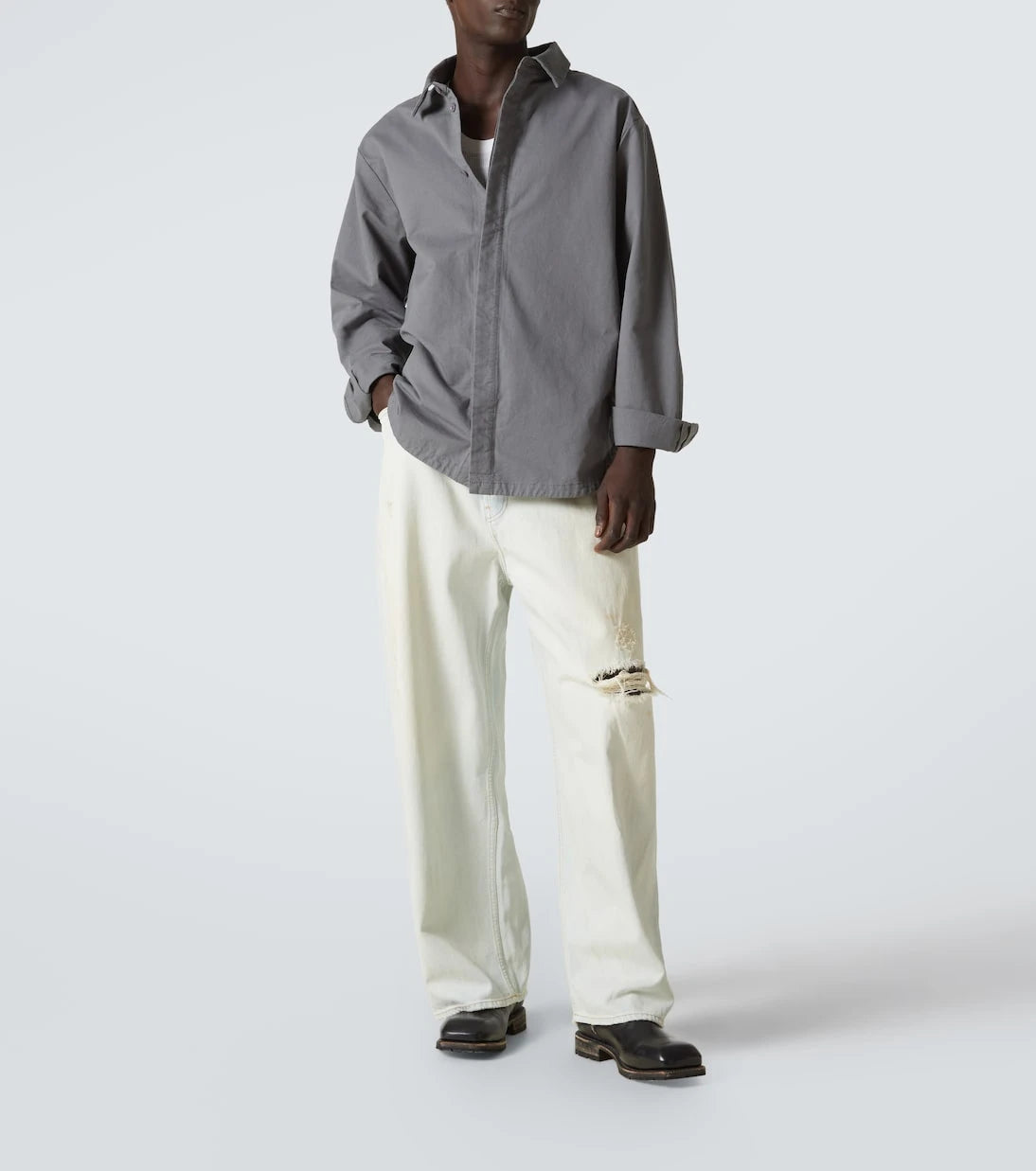 جينز Acne Studios - سوبر باجي بقصة واسعة