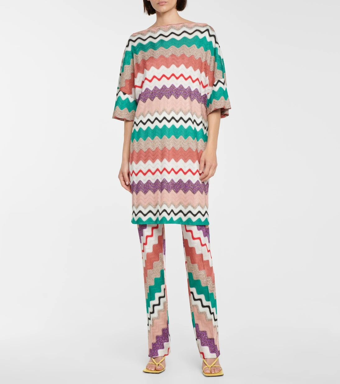 Missoni - Zig-zag stretch-silk minidress