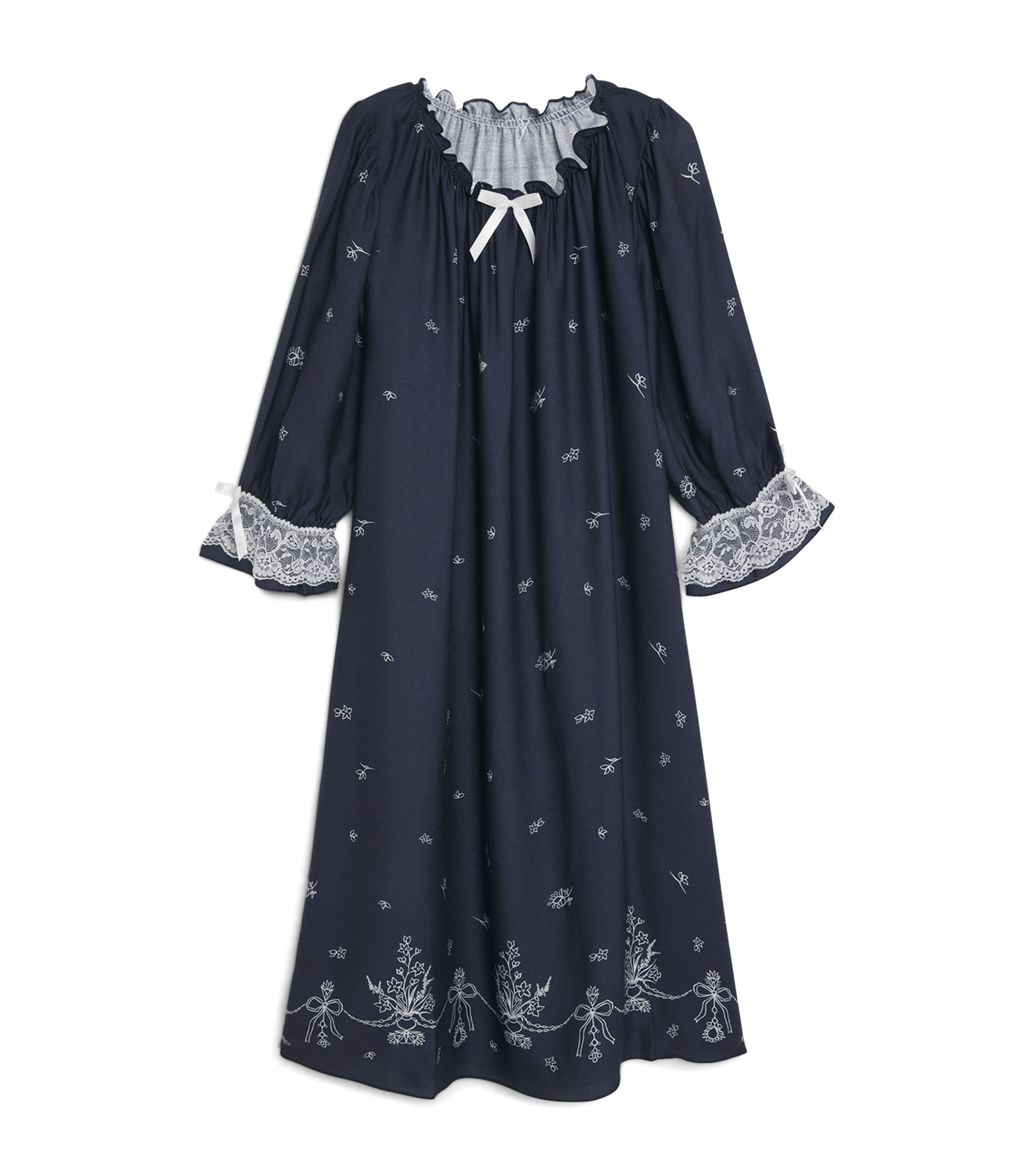 Amiki Printed Ruffled Victoria Nightdress (2-12 Years)