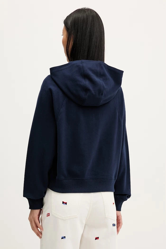 Tommy Jeans суичър с цип дамски от памук