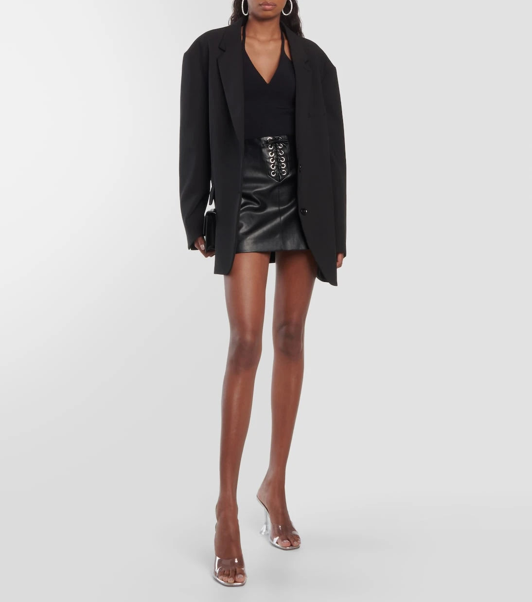 Rotate - Lace-up miniskirt