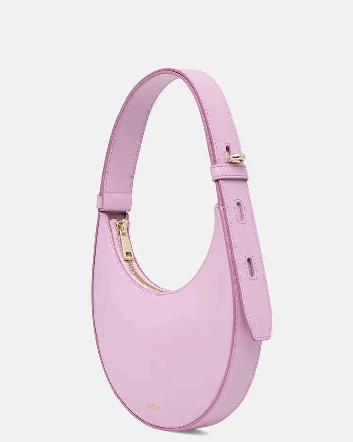 Furla чанта тип хобо дамска от кожа