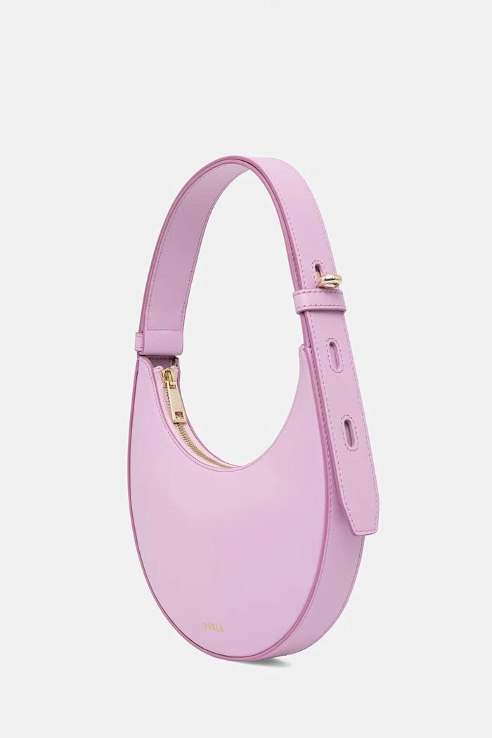 Furla чанта тип хобо дамска от кожа