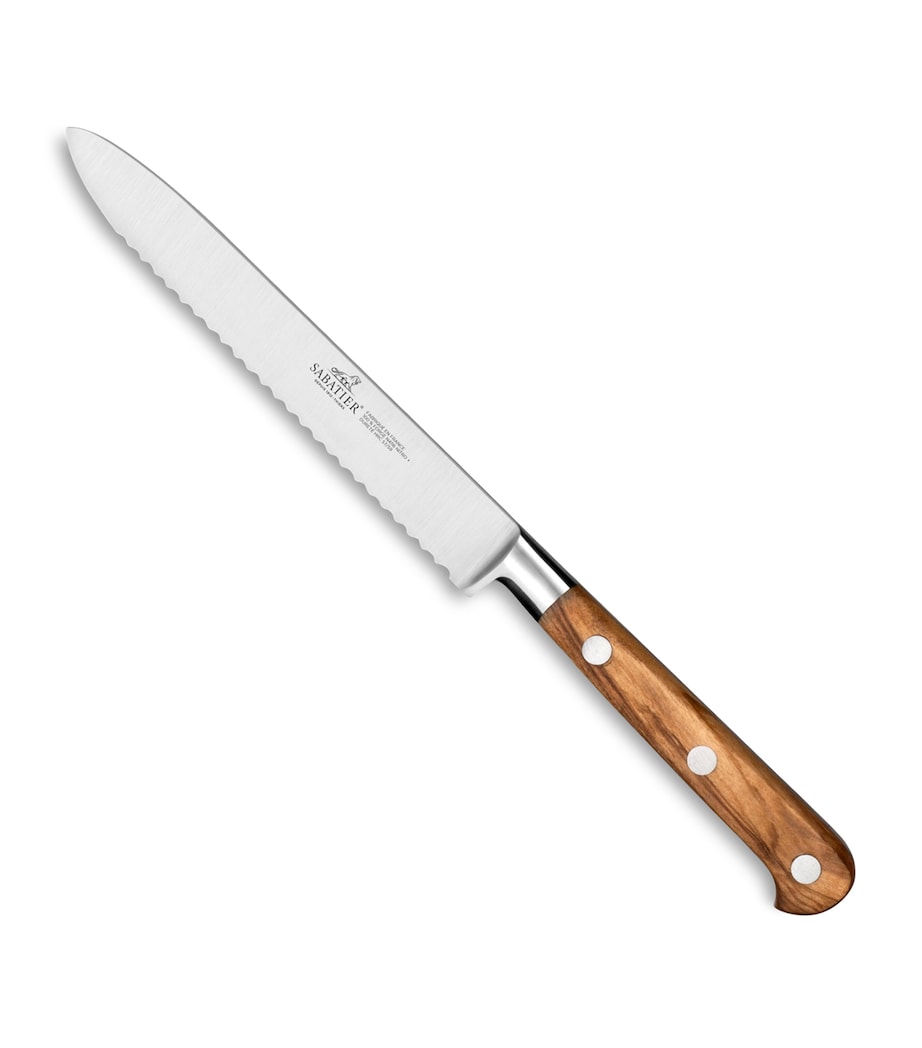 Sabatier Stainless Steel Provencao Serrated Utility Knife (12cm)