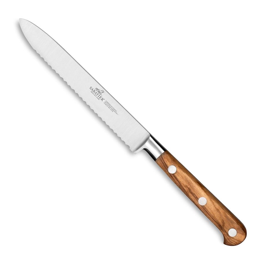Sabatier Stainless Steel Provencao Serrated Utility Knife (12cm)