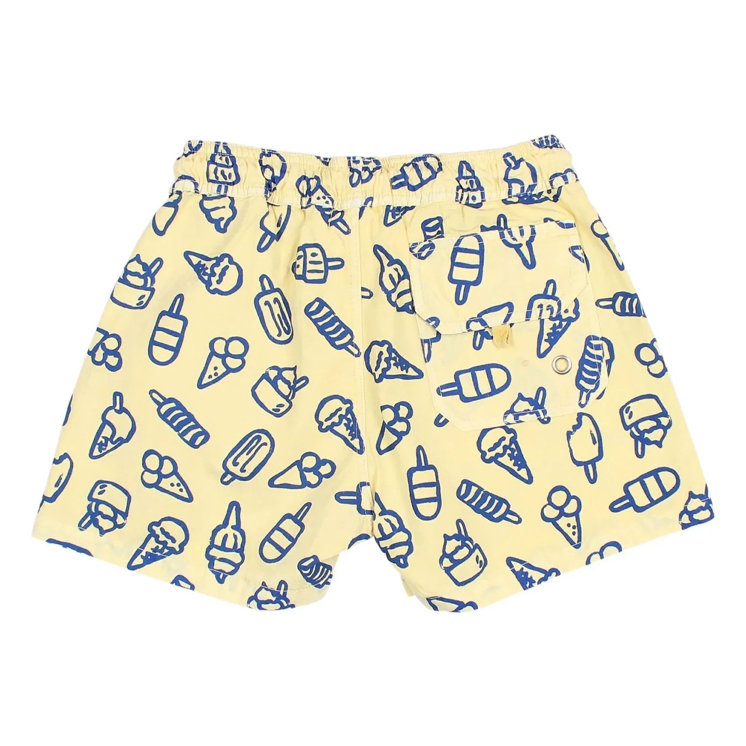 Búho - Short de Bain Glaces Coton Bio | Yellow