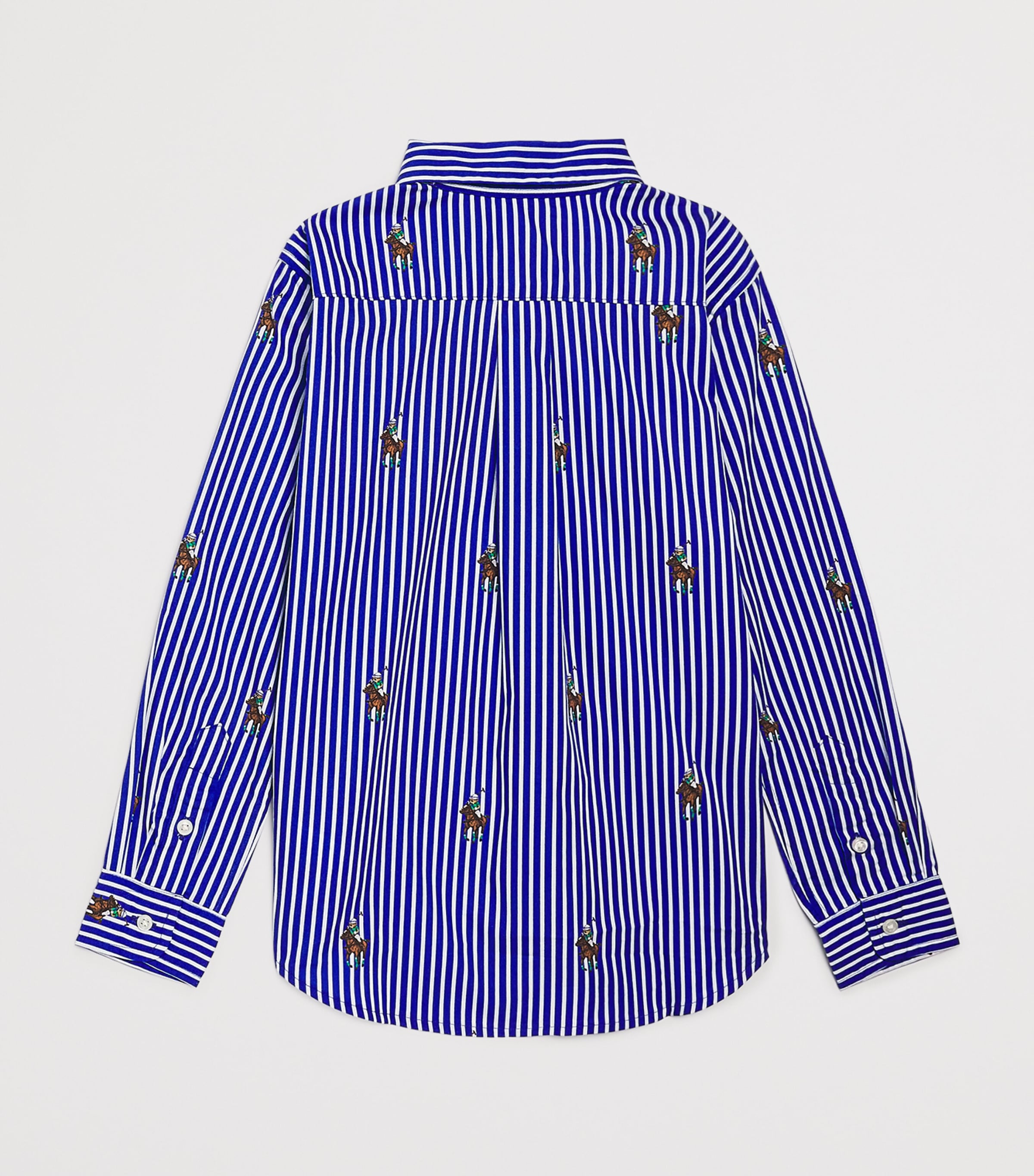 Ralph Lauren Kids Cotton Stripe Polo Bear Shirt (2-7 Years)