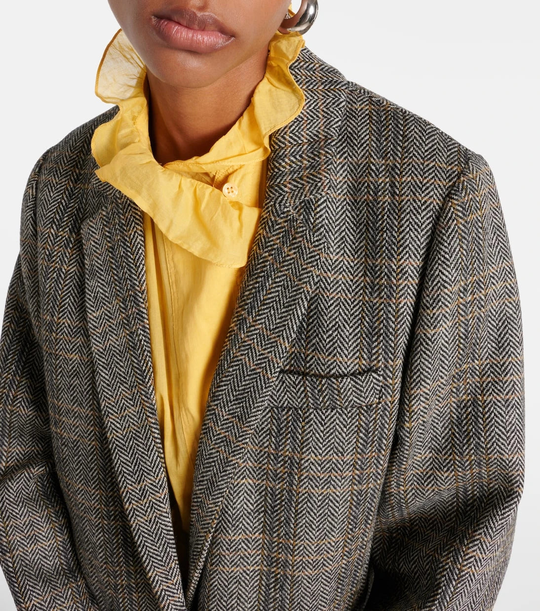 Marant Etoile - Charly checked wool blazer
