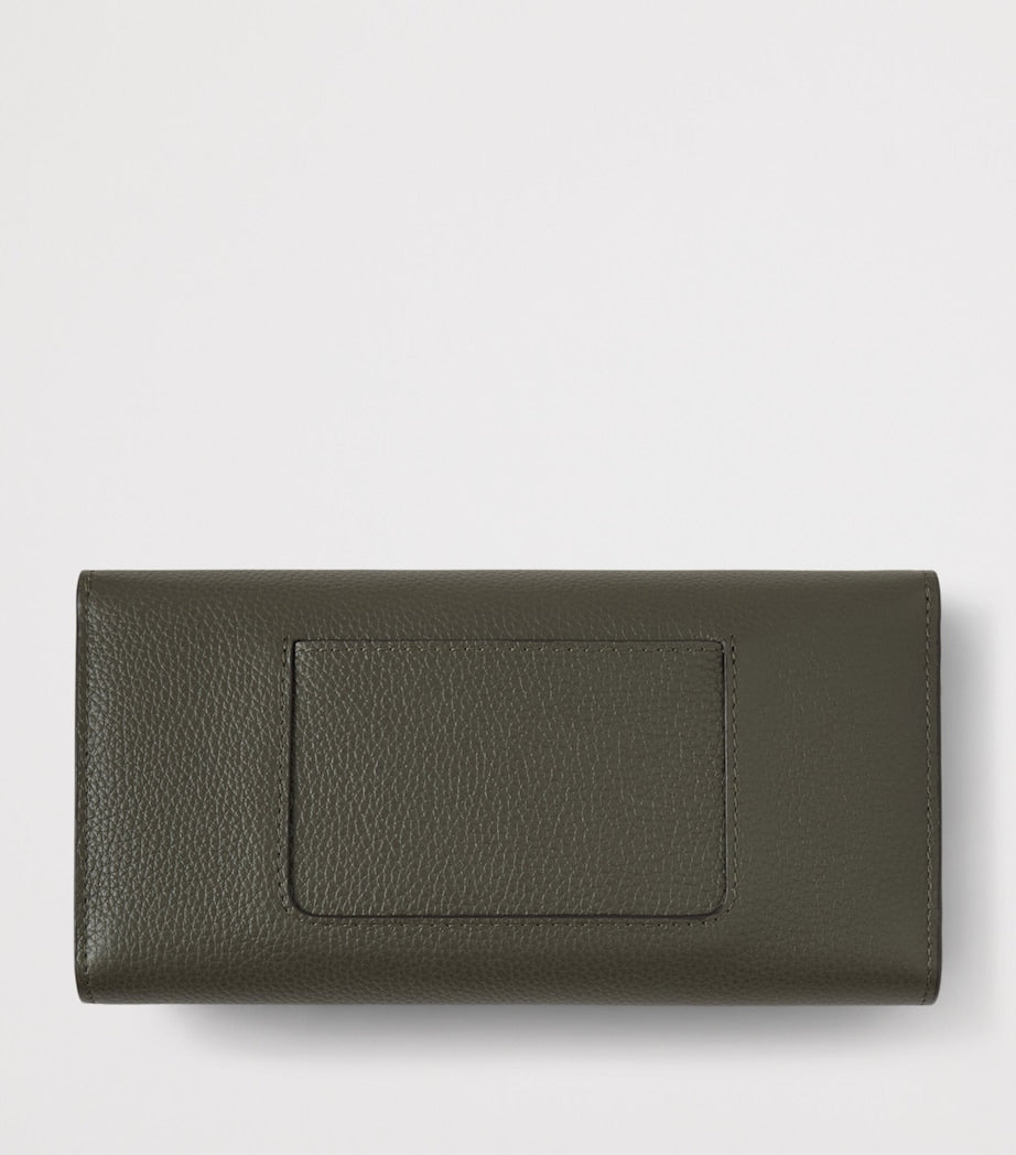 Mulberry GREEN Leather Darley Wallet