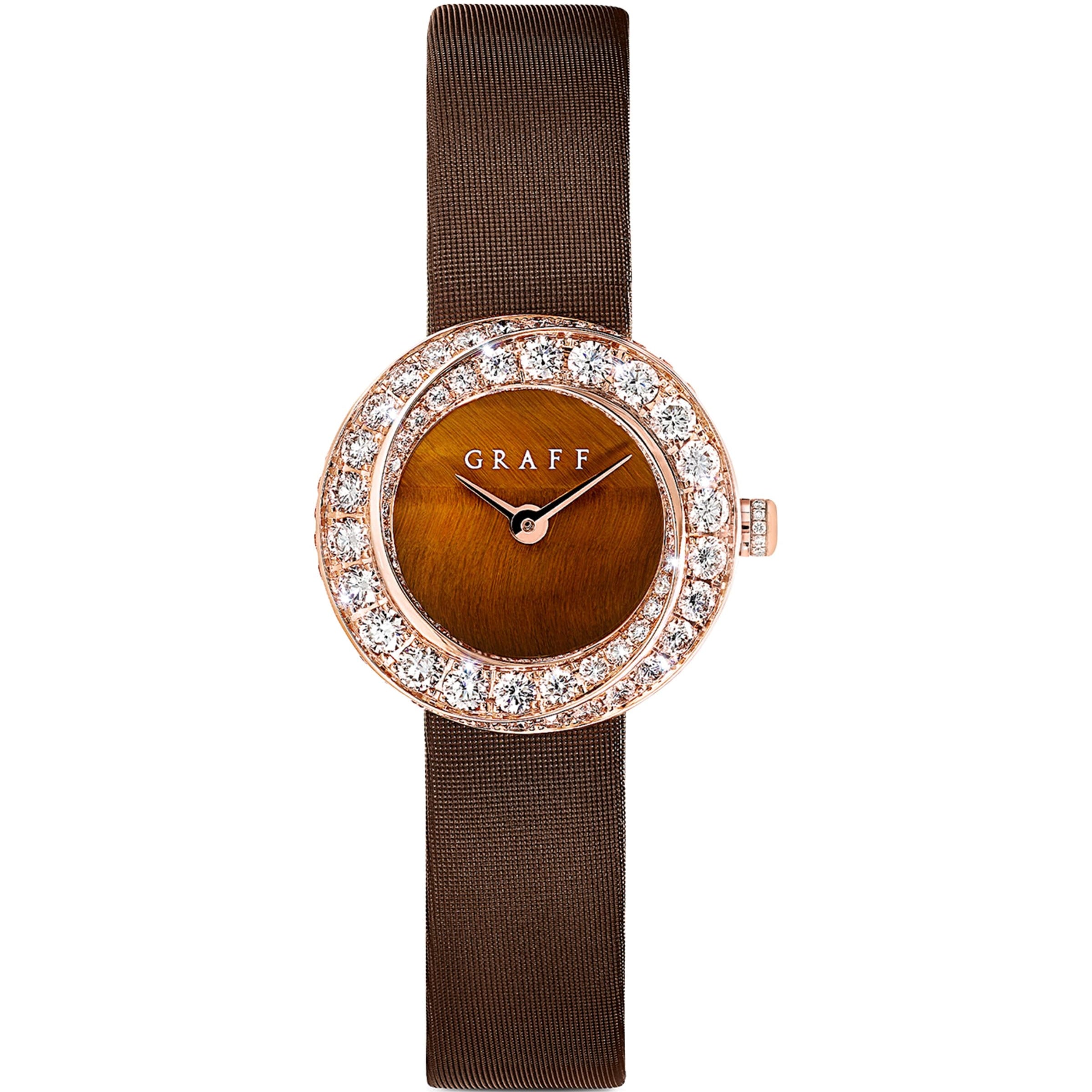 Rose Gold and Diamond Spiral Watch 23mm