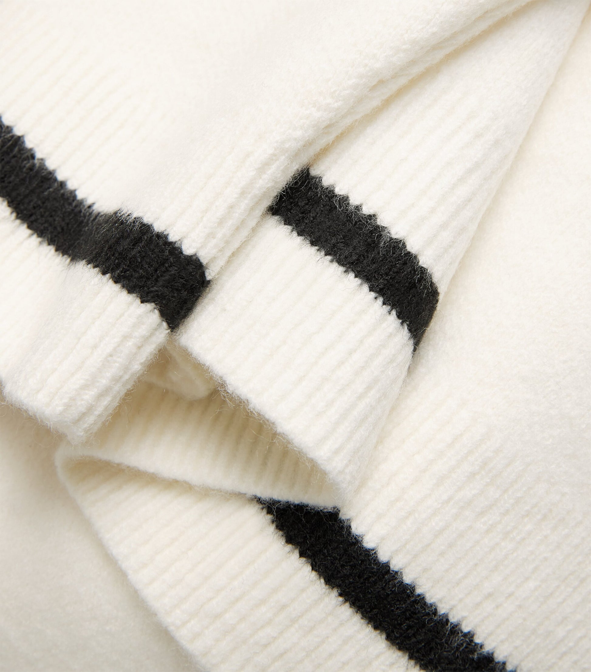 Maje White Monogram Appliqué Cardigan