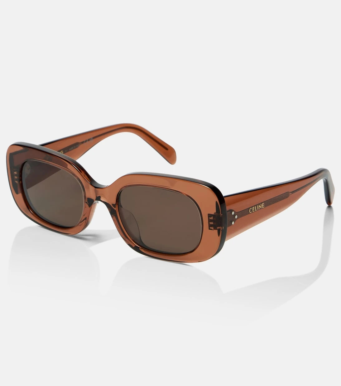 Celine Eyewear - Bold 3 Dots rectangular sunglasses